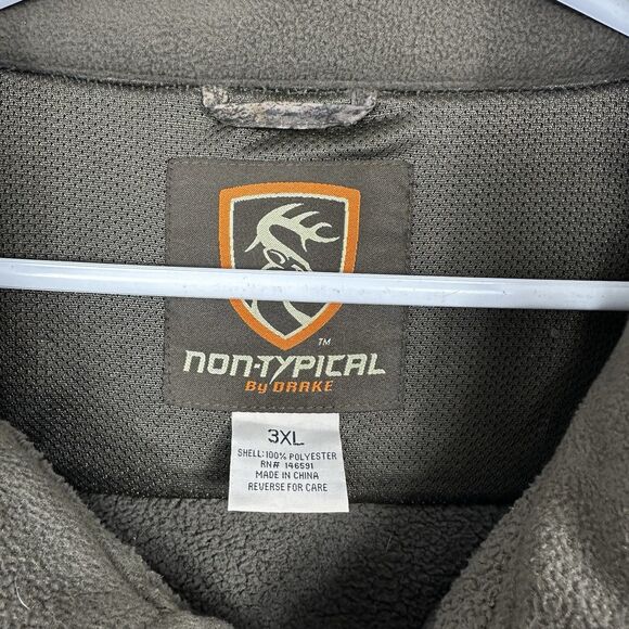 Drake Non-Typical Silencer Full Zip Jacket Mossy Oak Bottomland Mens Size 3XL - Picture 9 of 14